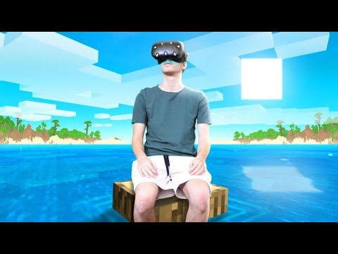 Spending 24 Hours in VR Minecraft