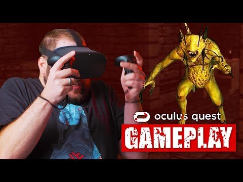 Oculus Quest Horror Gameplay | Dreadhalls | QUESTober