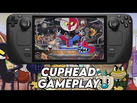 STEAM DECK - CUPHEAD GAMEPLAY