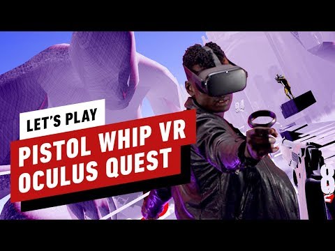 Playing Pistol Whip in Wireless VR - Oculus Quest