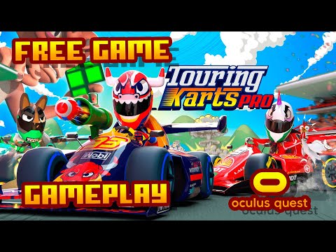 Touring Karts Pro - (Oculus Quest) - No Commentary Gameplay (High Quality 60 Fps)