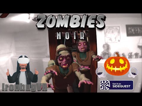 Zombies In My VR Room - Zombies Noir - Mixed Reality Game