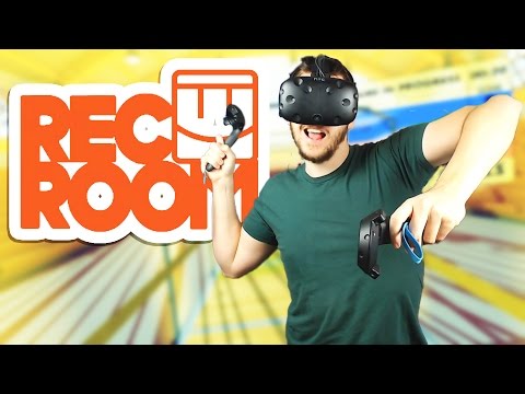 Paddleball, 3D Charades, and Paintball! - Rec Room Gameplay - Rec Room HTC Vive Virtual Reality