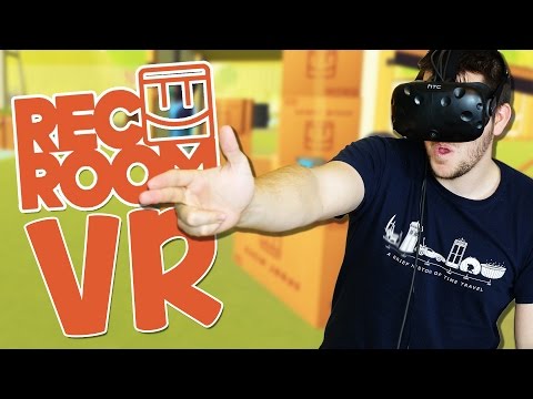 Rec Room Gameplay - VR Paintball and Disc Golf! - Let&#039;s Play Rec Room (HTC Vive)