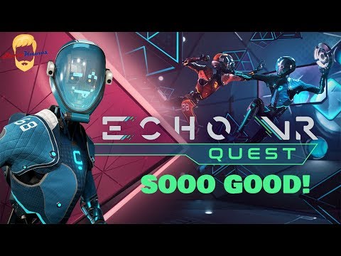 WOW! Incredible, Epic, Addictive | Echo Arena VR on Oculus Quest (Beta Footage)