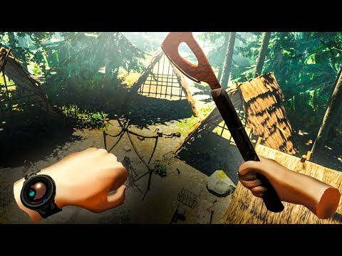 The SCARIEST Virtual Reality Survival Game EVER (Forest VR Funny Moments)