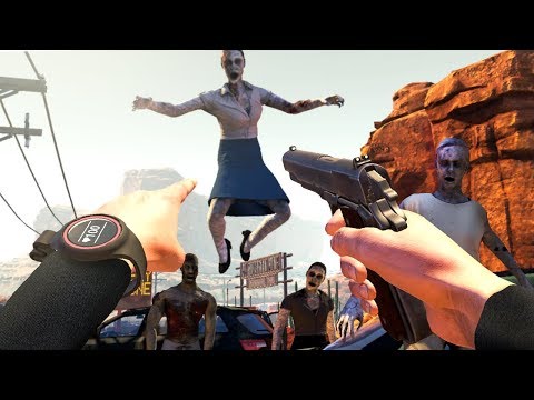 My FAVORITE VIRTUAL REALITY Zombie Apocalypse Game (Arizona Sunshine Funny Moments)