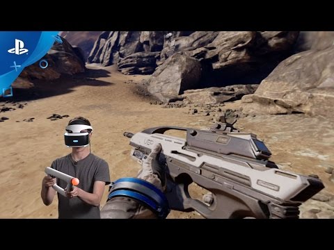 Farpoint - PS VR Aim Controller Setup and Demo | PS VR