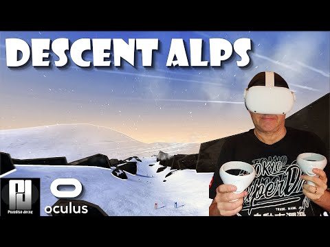 Descent Alps Impressions on Quest 2 - Baby Yoda goes Skiing! // Side Quest