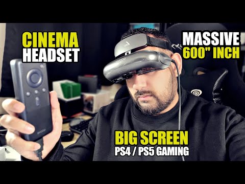 GOOVIS Lite S - Massive 600&quot; Portable 3D Cinema Headset - Big Screen PS5/PS4 Gaming!