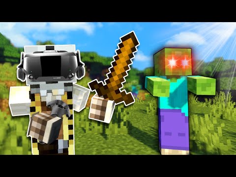 VR Minecraft is Terrifying! - Minecraft VR Multiplayer Gameplay