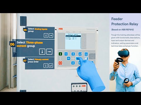 Feeder Protection Relay VR Training (Based on ABB REF615) | Oculus Quest