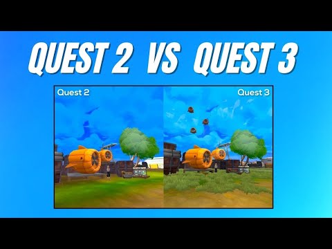 META QUEST 2 vs META QUEST 3 - How much better are the graphics?