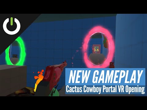 Free Portal VR Game On Oculus Quest - Cactus Cowboy Portal VR Gameplay