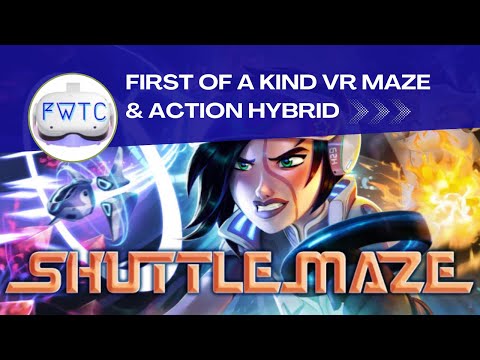 Music Pumping. Great Fun Maze Shooter Shuttle Maze VR Quest 2 Gameplay