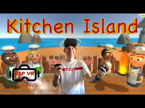 VR Cooking Kitchen Island for Oculus Quest 2 Gameplay / Review