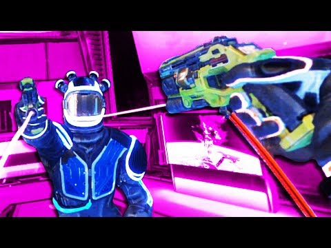 WE BLASTED EACH OTHER in THE FACE in Space Junkies VR!