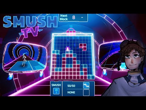 SMUSH.TV Gameplay (PC vs VR Tetris)