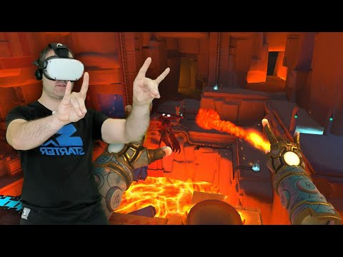 Tiny Castles Oculus Quest Hand Tracking action puzzle game! Available now for free on app lab.