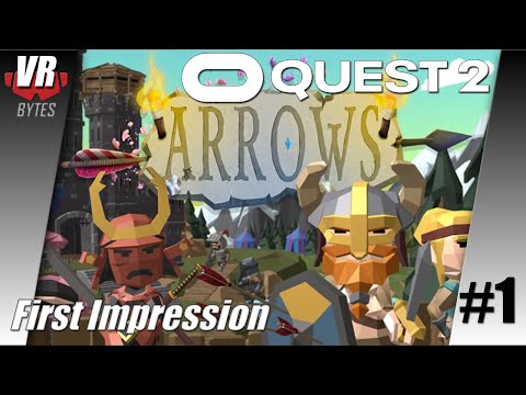 Arrows VR / Oculus Quest 2 [App Lab] / Deutsch / First Impression / Spiele / Test / Quest 2021