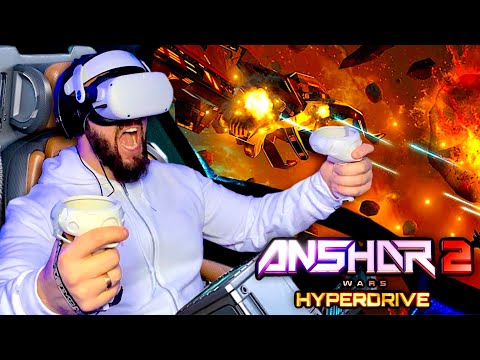 INTENSE VR SPACE COMBAT! Anshar 2 Wars HYPERDRIVE - Oculus Quest 2