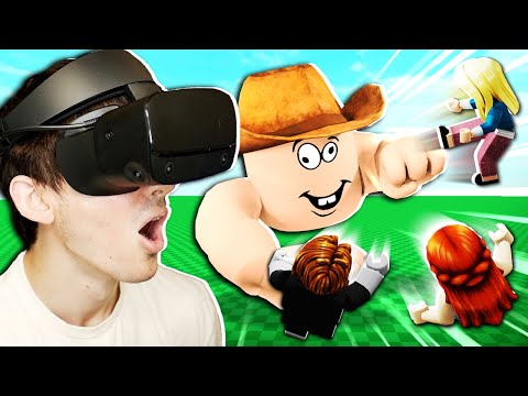 I played ROBLOX in VR