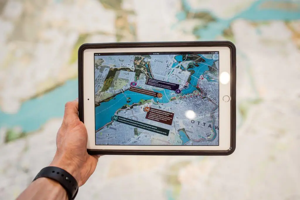 augmented reality map