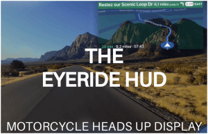 EyeRide HUD: Best Augmented Reality Display For Motorcycle Helmets
