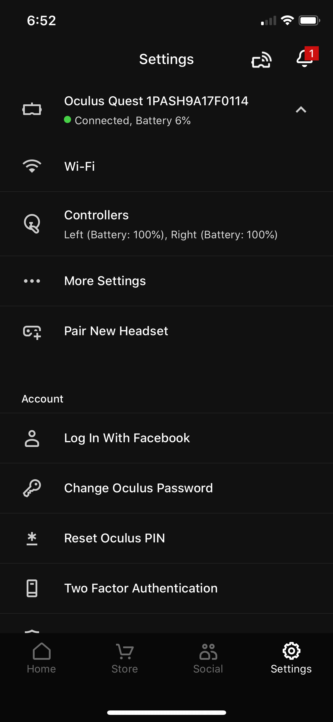how to connect my oculus go app to reflector 3 android
