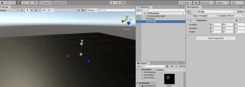05 - unity camera tutorial - create VR camera