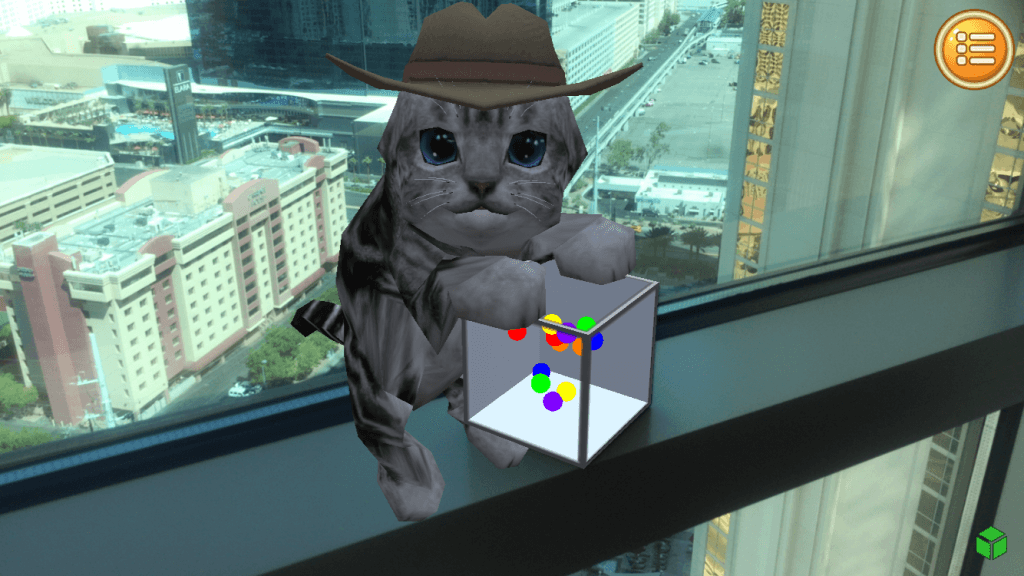 ar kitten merge cube app