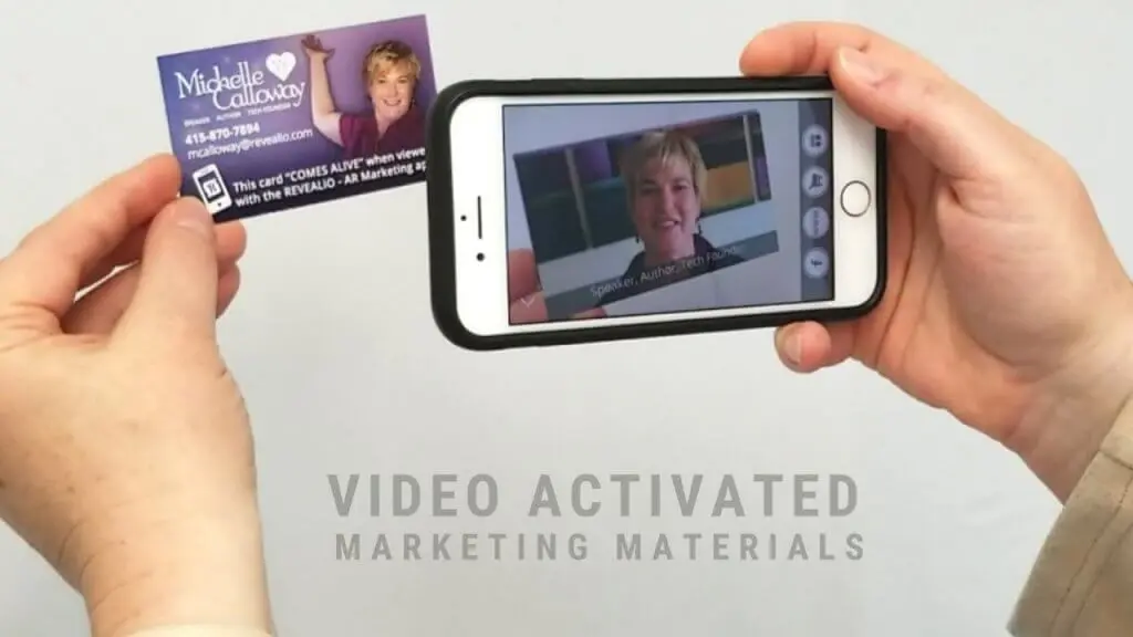 augmented reality business cards example 1