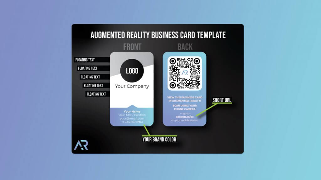 augmented reality business cards example 2