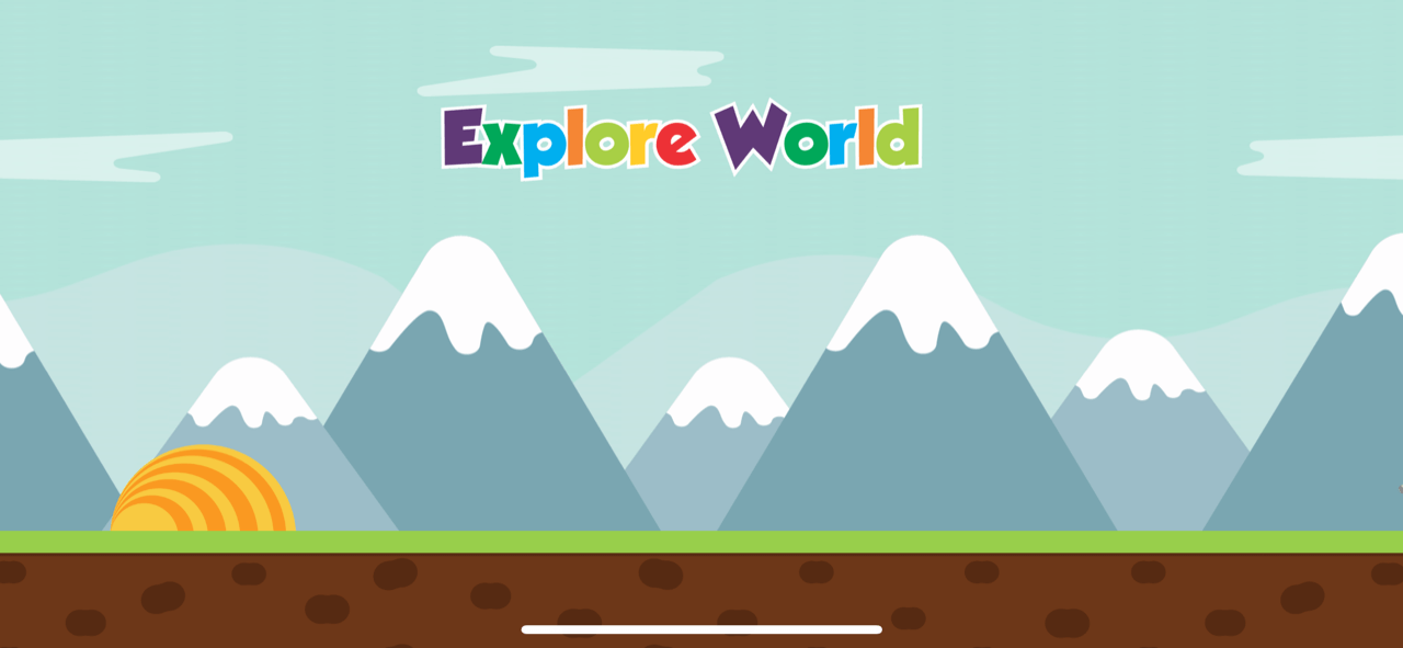 explore world splash screen