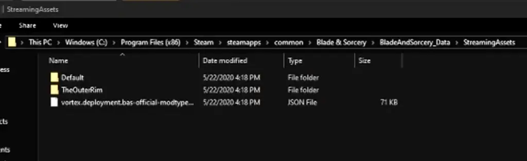 install blade and sorcery mods manually