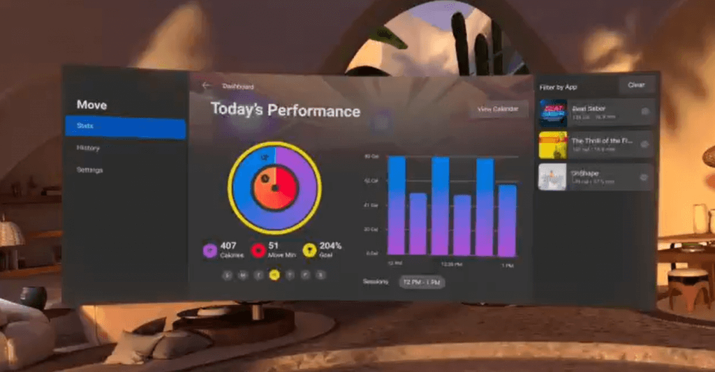 oculus move interface