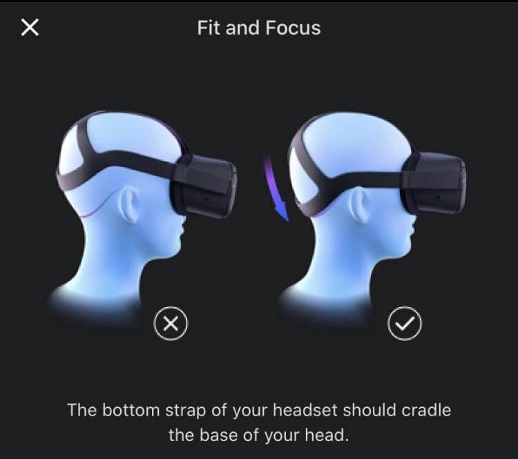 oculus quest 2 proper headset fit