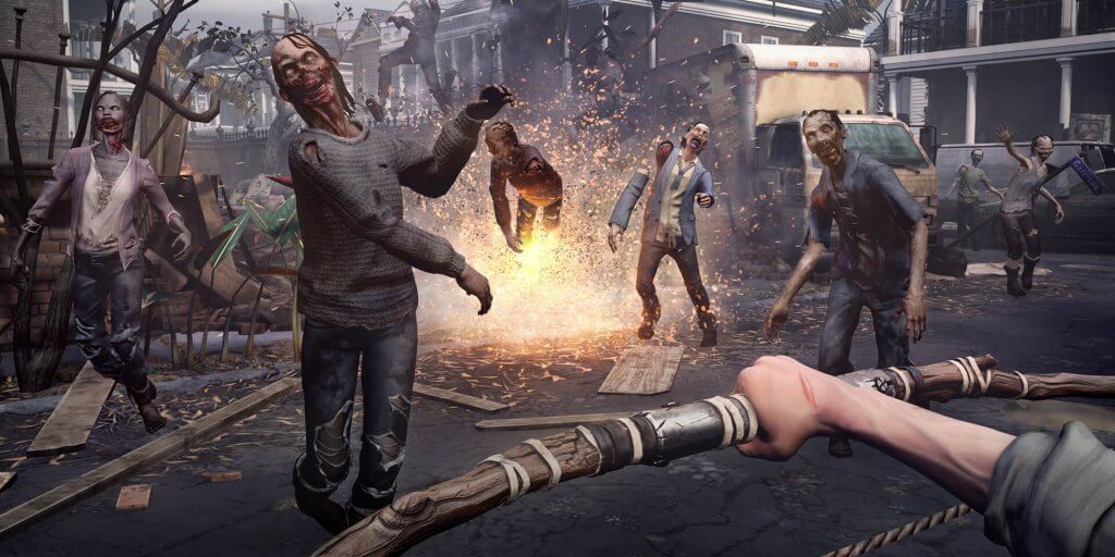 walking dead saints and sinners vr shooter game