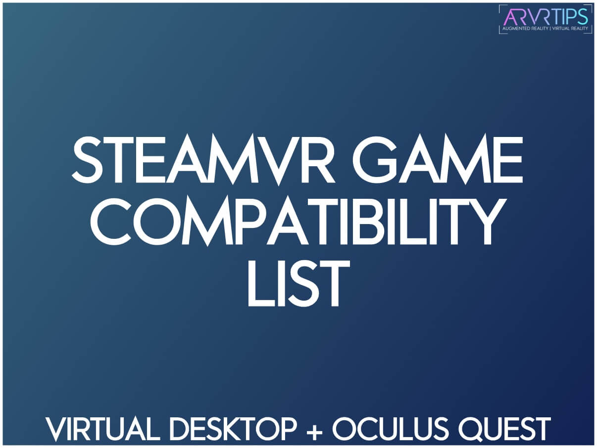 vr games compatible with oculus quest