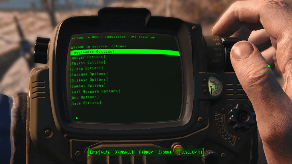 fallout 4 vr enable mods