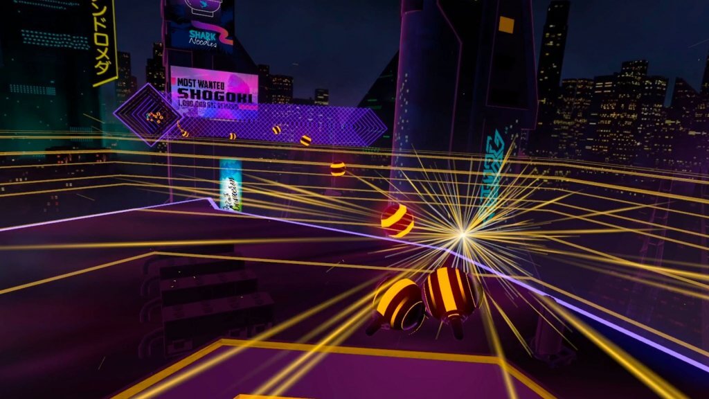synth riders vr fitness game