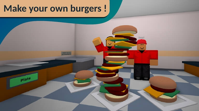 cook burgers best roblox vr game