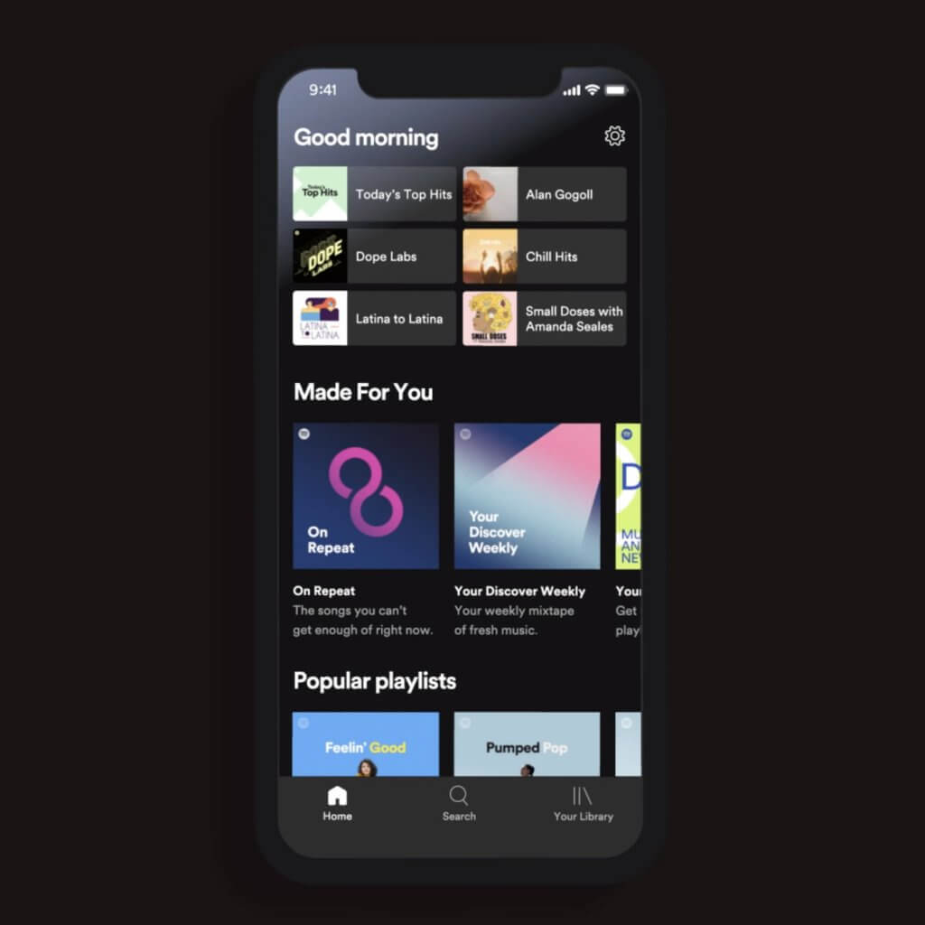 launch spotify app