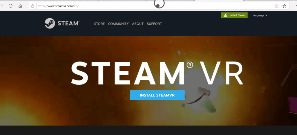 visit the steam vr website