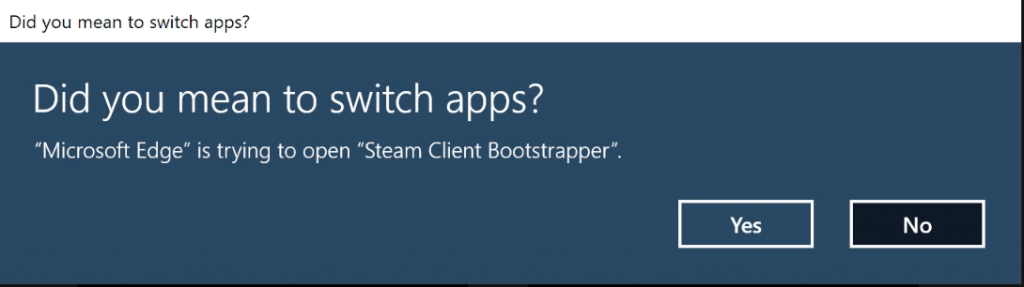 steam vr switch apps back to steam