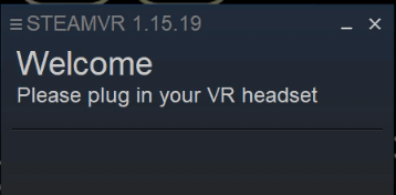 plug in your vr headset install steam vr