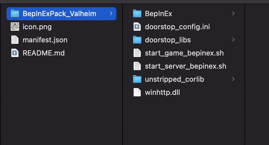 02 - bepinexpack valheim folders