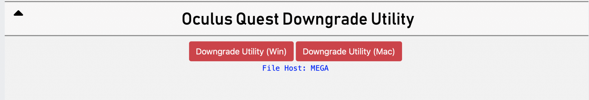 downgrade blade and sorcery vr to u6