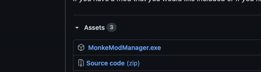 monkey mod manager exe