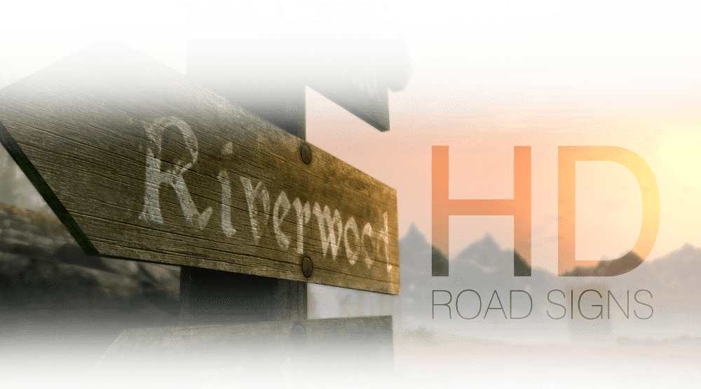 HD Road Signs Mod